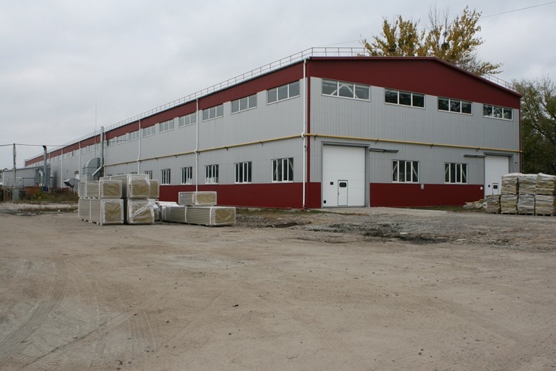 Завод по виготовленню сєндвіч-панелей, ТОВ «ТПК-Профіль», м. Біла Церква, Київської обл., Сквирське шосе, 224, Грудень 2009р.- 2010 р.