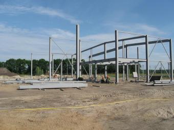 Будівництво сервісного центру з продажу техніки CLAAS ТОВ Крона Калинівка 7