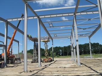 Будівництво сервісного центру з продажу техніки CLAAS ТОВ Крона Калинівка 23