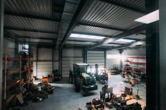 Будівництво сервісного центру з продажу техніки CLAAS ТОВ Крона Калинівка 67