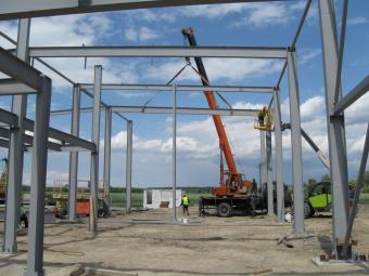 Будівництво сервісного центру з продажу техніки CLAAS ТОВ Крона Калинівка 21