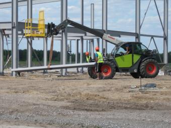 Будівництво сервісного центру з продажу техніки CLAAS ТОВ Крона Калинівка 18