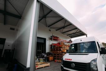 Будівництво сервісного центру з продажу техніки CLAAS ТОВ Крона Калинівка 36