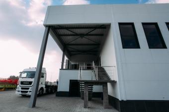 Будівництво сервісного центру з продажу техніки CLAAS ТОВ Крона Калинівка 42