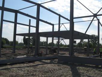 Будівництво сервісного центру з продажу техніки CLAAS ТОВ Крона Калинівка 8