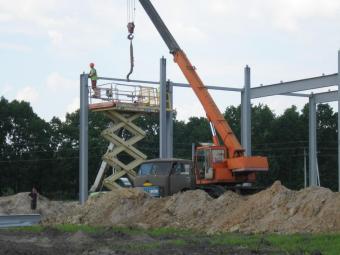 Будівництво сервісного центру з продажу техніки CLAAS ТОВ Крона Калинівка 35