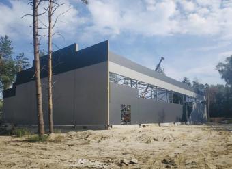 Будівництво дитячого тренувального залу з міні футболу 21