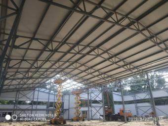 Будівництво дитячого тренувального залу з міні футболу 17