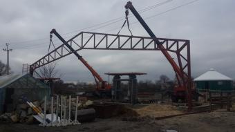 Будівництво кінного манежу с. Мала Вільшанка, Київська область 1